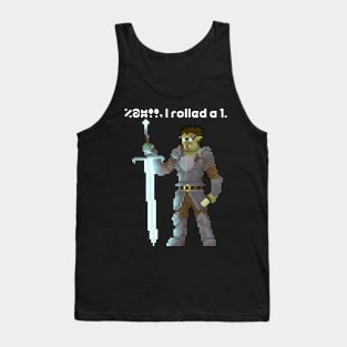 Mortander - Half-Orc Warrior with Bad Dice! Tank Top